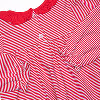 Amelia Legging Set, Red Stripe