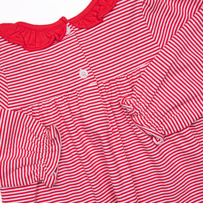 Amelia Legging Set, Red Stripe