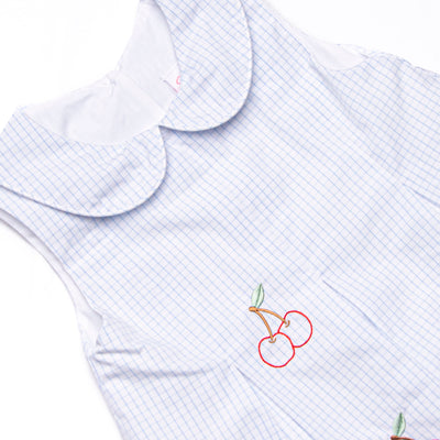Berry Belle Embroidered Dress, Blue