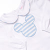 Mouse Memories Long Sleeve Bloomer Set, Blue