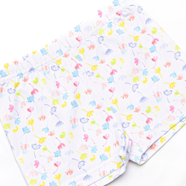 Watercolor Wildflowers Tennis Dress, Orange