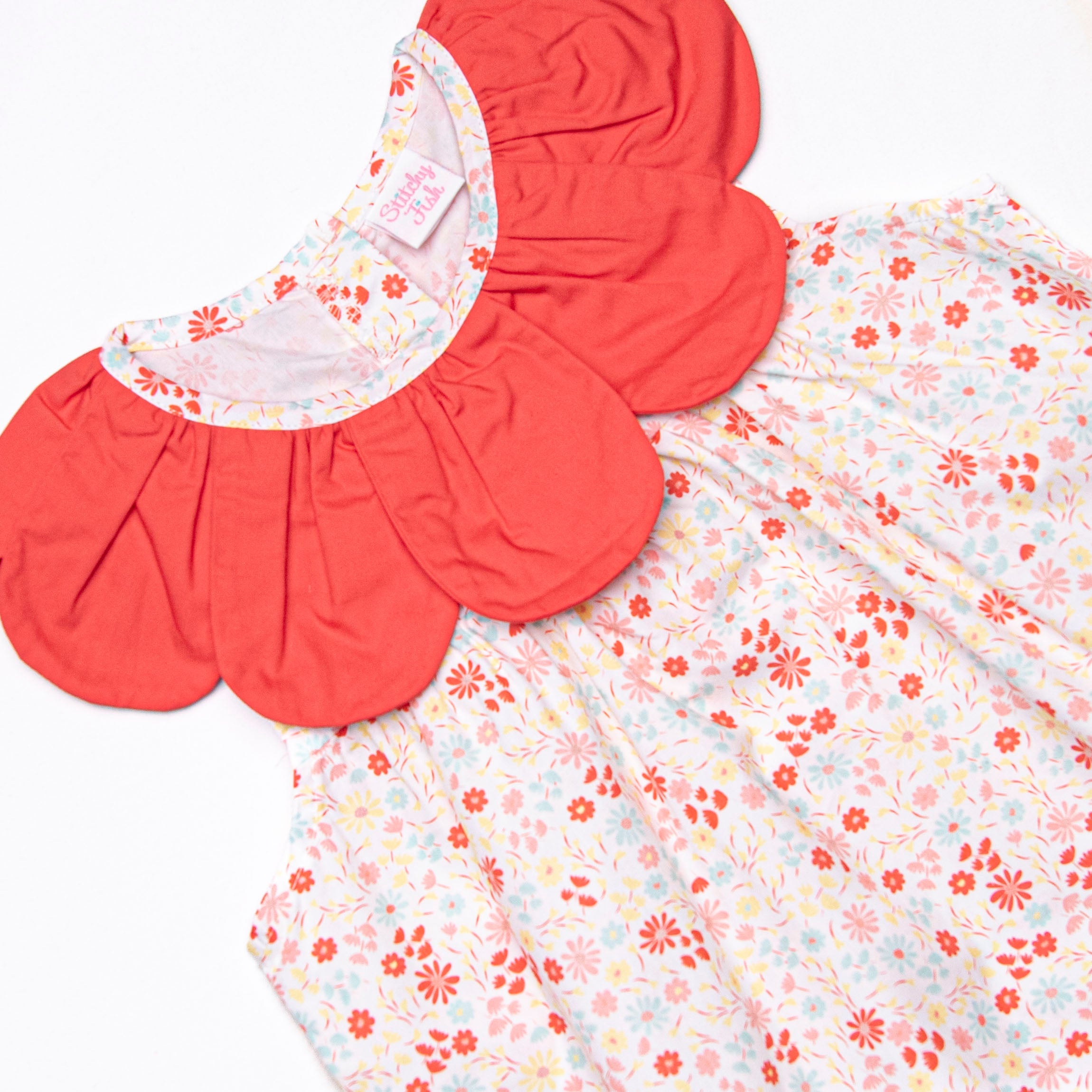 dress with red poppies Etrelle Dress