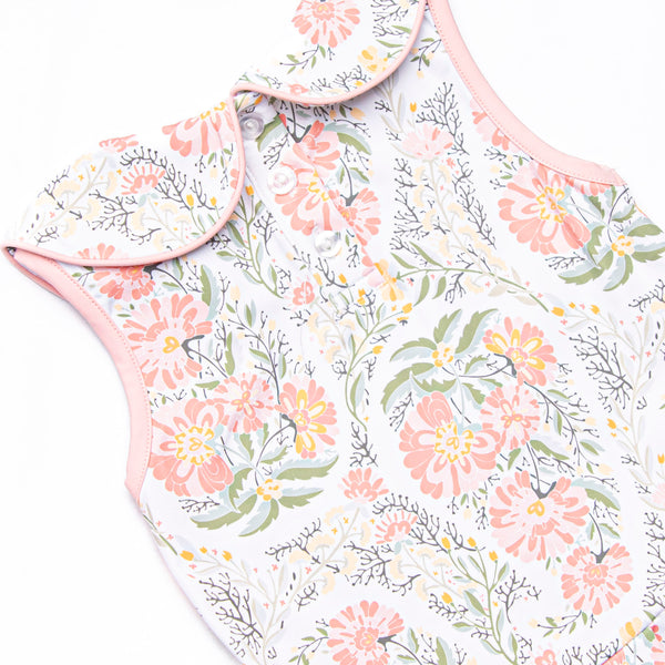 Double Fault Florals Collared Tennis Dress, Pink