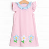 Growing Up Gal Applique Dress, Pink