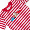 Life Is A Highway Applique Short Set, Red