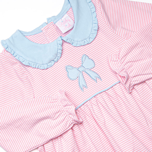 Finishing Touch Applique Dress, Pink