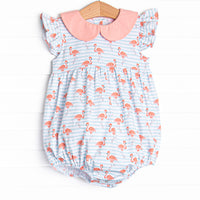 Fab Flamingos Bubble, Blue