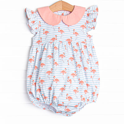 Fab Flamingos Bubble, Blue