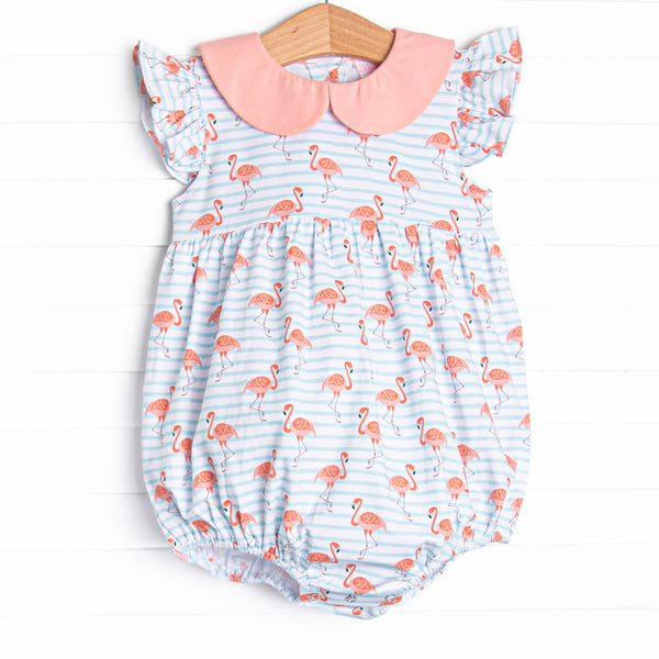 Fab Flamingos Bubble, Blue