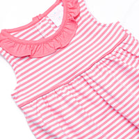 Hannah Bubble, Medium Pink Stripe