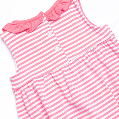 Hannah Bubble, Medium Pink Stripe