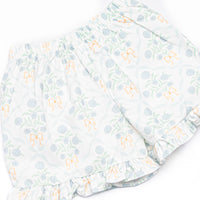 Orange You Glad Garden Ruffle Short Set, Orange