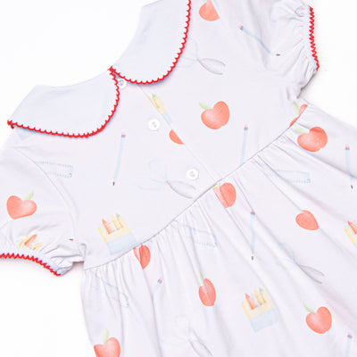 Prep School Polished Dress, Blue