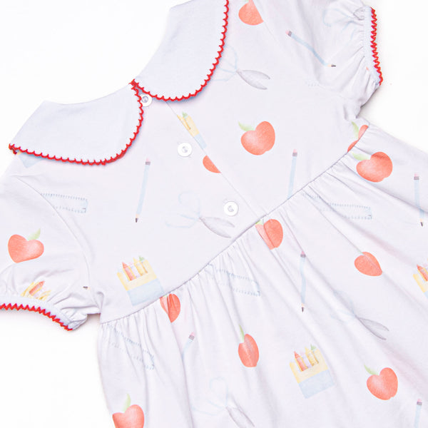 Prep School Polished Dress, Blue