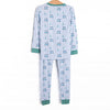 Birdie and Bogey Bamboo Pajama Set, Blue