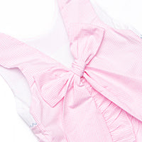 Bubble Besties Smocked Ruffle Short Set, Pink