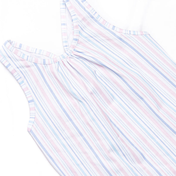 Palm Beach Pinstripe Dress, Pink
