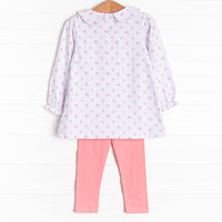 Rose to the Occasion Legging Set, Pink