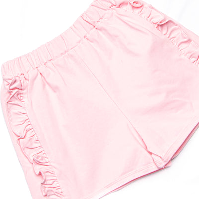 Palm Beach Pinstripe Short Set, Pink