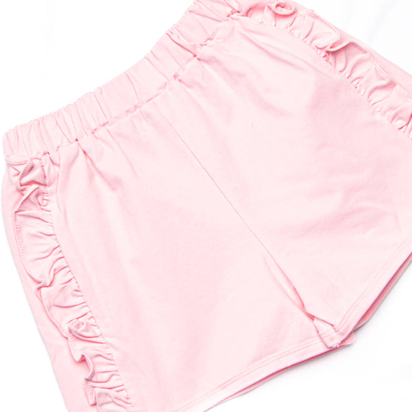 Palm Beach Pinstripe Short Set, Pink