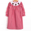 Mousin' Around Smocked Bishop Dress, Red