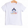 Shoreline Shed Applique Top, White