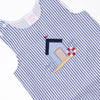 Shoreline Shed Applique Jon Jon, Blue
