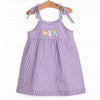 Summer in the Sand Applique Dress, Purple