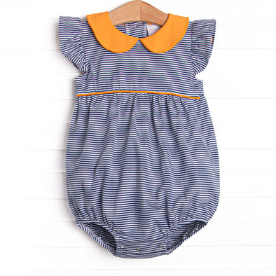 Pippa Bubble, Orange and Navy Stripe