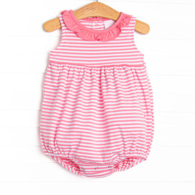 Hannah Bubble, Medium Pink Stripe