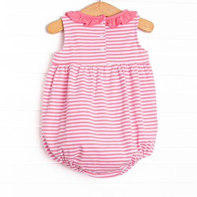 Hannah Bubble, Medium Pink Stripe