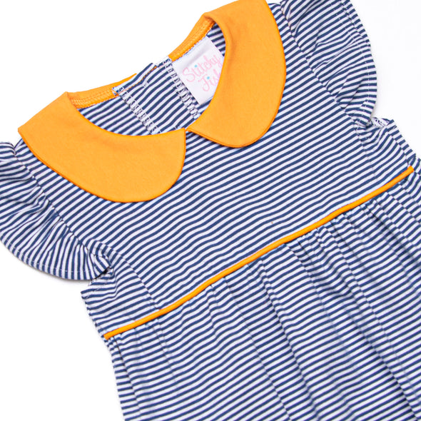 Pippa Bubble, Orange and Navy Stripe