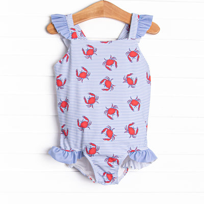 East Coast Crabs One Piece, Blue