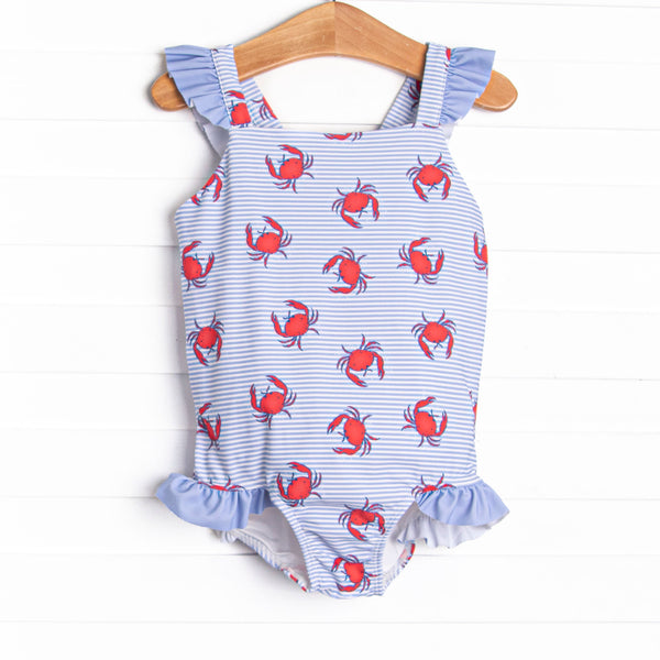 East Coast Crabs One Piece, Blue