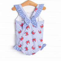 East Coast Crabs One Piece, Blue