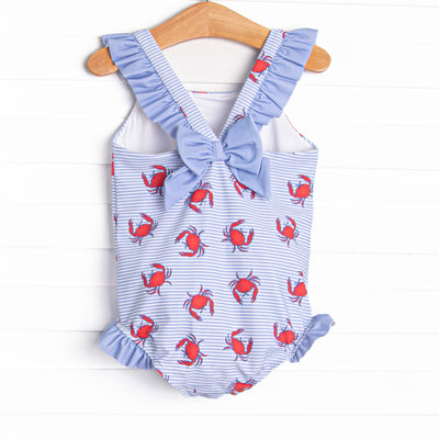 East Coast Crabs One Piece, Blue