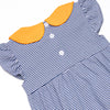 Pippa Bubble, Orange and Navy Stripe