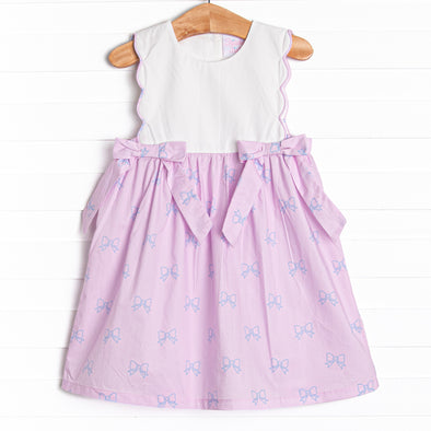 Passport to Paris Side Tie Dress, Pink