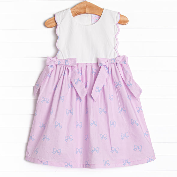 Passport to Paris Side Tie Dress, Pink
