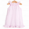 Ric Rac Reptile Applique Dress, Pink