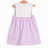 Passport to Paris Side Tie Dress, Pink