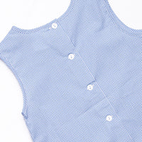 Mouseketeer Magic Applique Dress, Blue Gingham