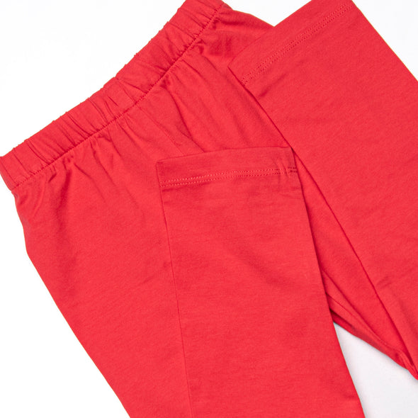 Mousin' Around Smocked Legging Set, Red