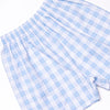 Park Check In Applique Short Set, Blue