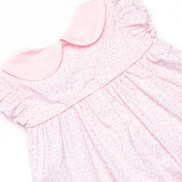 Bleu: Winifred Embroidered Diaper Set, Pink