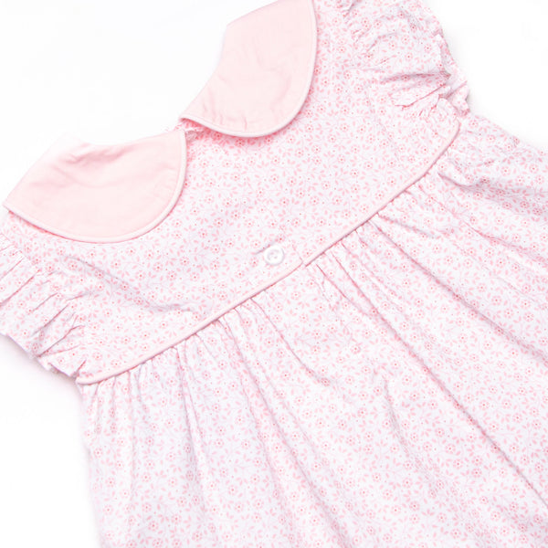Bleu: Winifred Embroidered Diaper Set, Pink