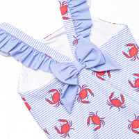 East Coast Crabs One Piece, Blue