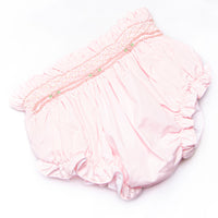 Bleu: Winifred Embroidered Diaper Set, Pink