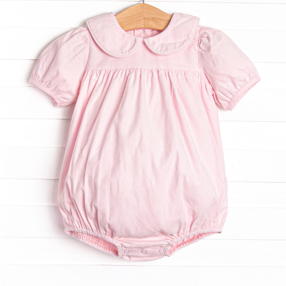 Eloise Collared Bubble, Pink Corduroy