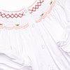 Red Roses Smocked Dress, Red